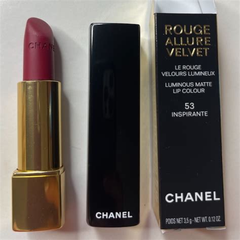 chanel 53 inspirante|Chanel allure velvet.